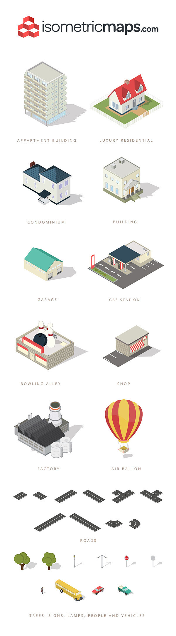 Isometric City Map E...