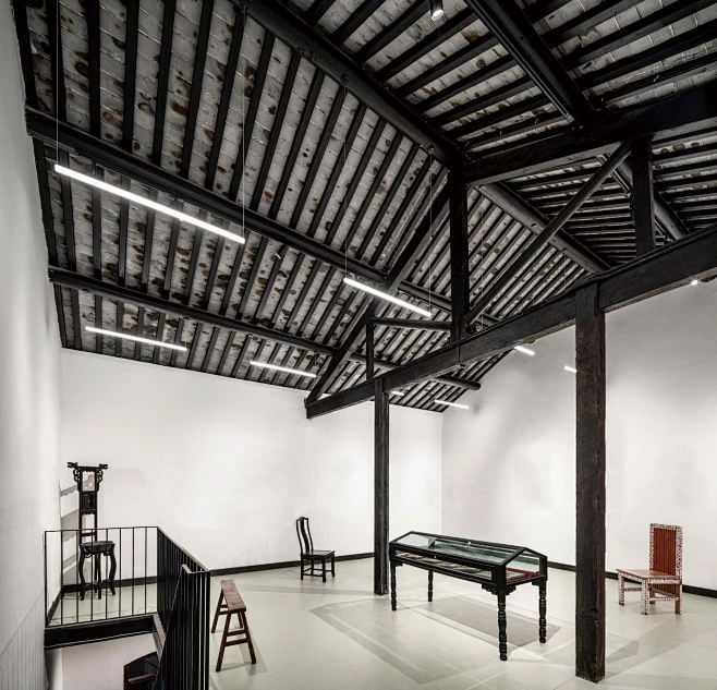清代邮局的当代适应性改造 / MDO木君建筑设计 - 室内图, 梁, 板凳-花瓣网