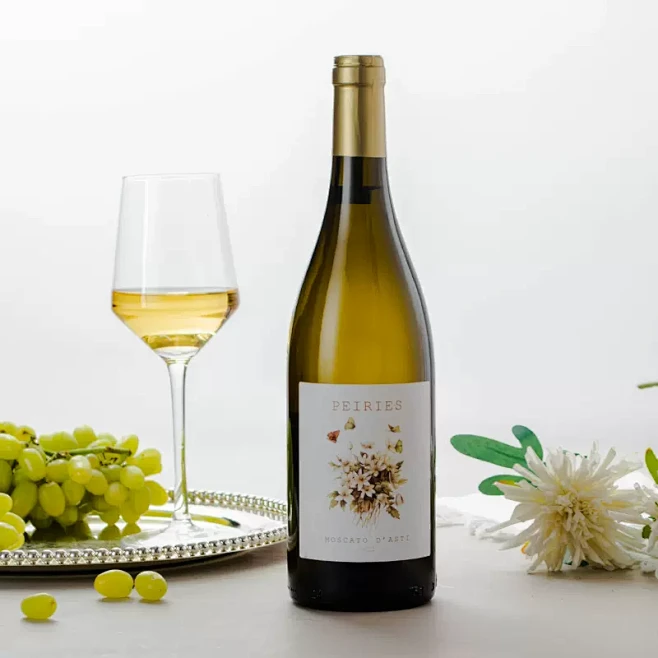 意大利Asti帕雷斯小白花moscato...