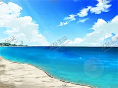 日系动漫背景 【酷图网】游戏,动漫,背景,山海,古风,建筑,仙侠