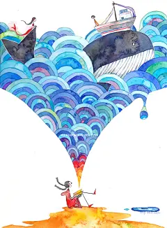 童话书－海的女儿-m..y__涂鸦王国插画