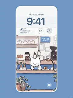 可爱治愈壁纸 | 猫猫咖啡师系列☕