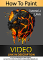 How To Paint LAVA _ Jesus Conde Tutorial 3 by JesusAConde on deviantART