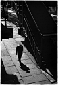 Man on sidewalk with shadow, 1960, From Brooklyn Series by William Gedney