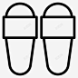 拖鞋酒店房间图标 免费下载 页面网页 平面电商 创意素材