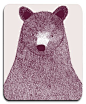 木与石moreusee 原创手绘设计插画鼠标垫 熊