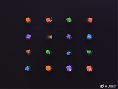 阿邓啊采集到轻拟物图标