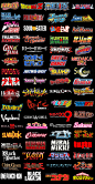 Anime Shonen Groups (Logos) - COMPLETE by luciano6254 on DeviantArt