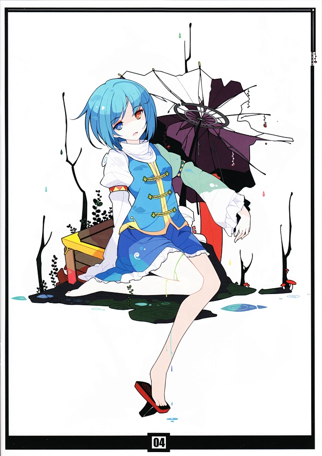 #东方project# #多多良小伞#图片_東方project图片素材-花瓣网