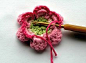 crochet flower tutorial