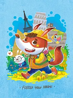 画室环创手绘素材 可爱动物插画
中小学美术超话 ​​​​