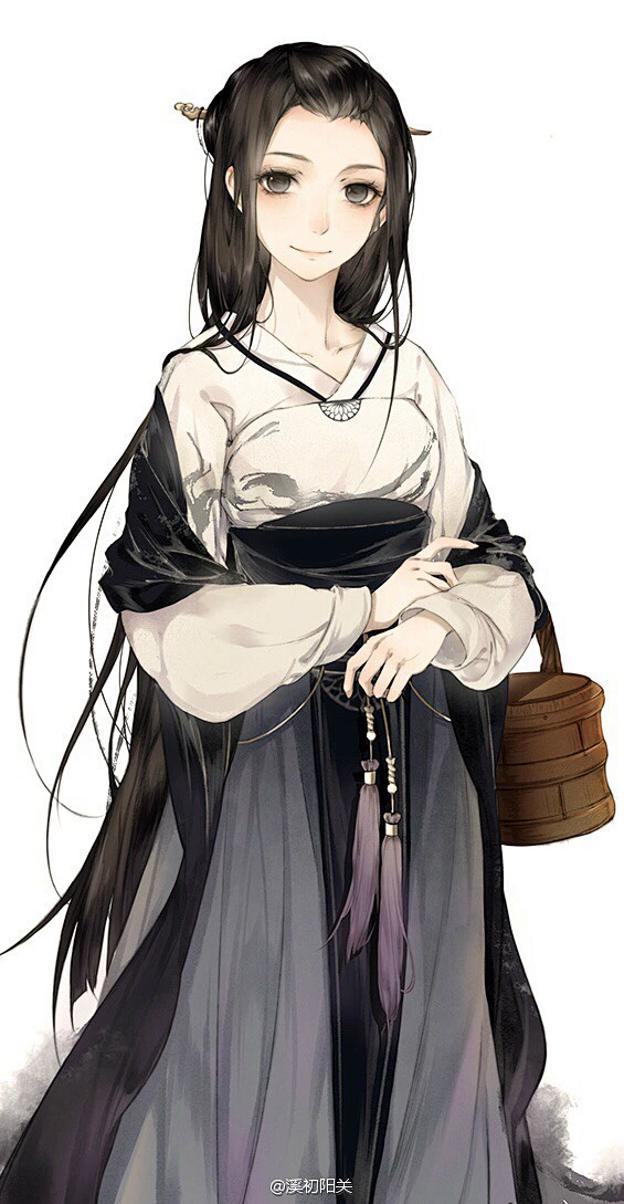 【魔道祖师·江厌离】溪初阳关/绘-花瓣网