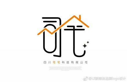 公司logo根据行业特性，进行的字体设计...