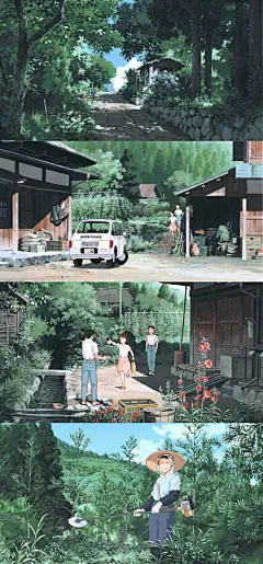 宫崎骏治愈系动漫拼接壁纸 ​​​ ​​​​