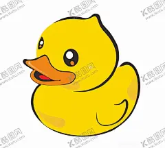 小黄鸭 【酷图网】黄鸭,小黄鸭,鸭子,鸭,小鸟,动物,家禽,插画,海报,AI,可编辑,设计,生物世界,家禽家畜