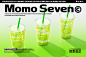 茶饮品牌全案策划设计-MOMO SEVEN水果茶品牌-古田路9号-品牌创意/版权保护平台