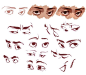 great sketches of eyes and how they're shape changes from different angles