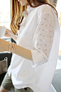 韩版秋装新款小清新长袖白色衬衫