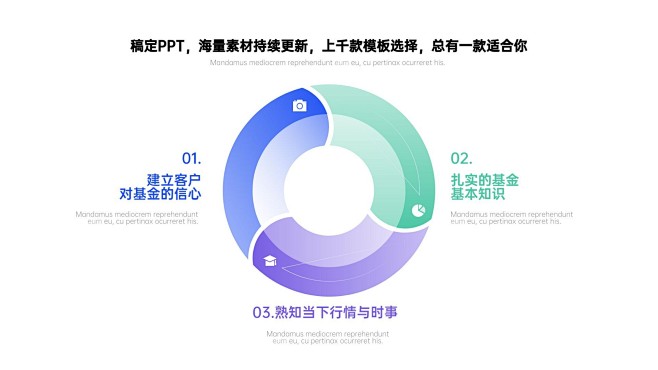 列表3项PPT内容页