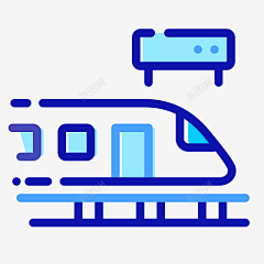 晕车的鱼采集到高铁图标