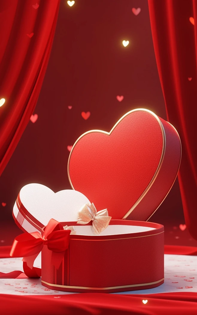 valentine heart in r...