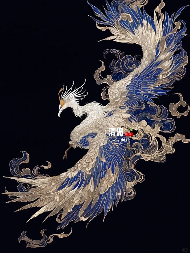 凤凰神鸟|东方元素·凤凰纹样神鸟纹样