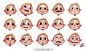 听说大家不会画五官、表情？？
今天安排上
From Pinterest 
柒七插画超话柒七插画课堂超话 ​​​​