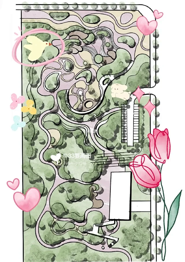 景观设计｜平面图-花瓣网