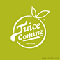 JUICE COMING 饮料Logo设计