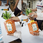 [Entertainment Fruit Packaging] Packaging design for pineapple by Joshua Kevin (batch 2014, UPH Product Design)