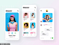 源文件-约会app ui .xd素材下载