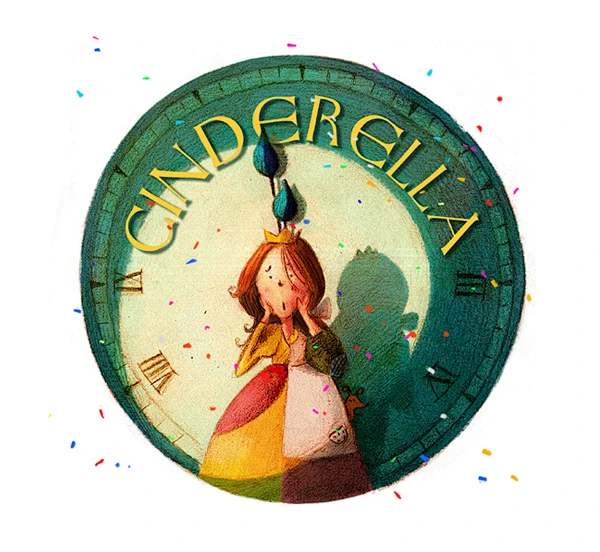 Cinderella Picture Book on Behance-花瓣网
