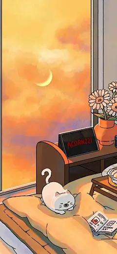 背景、壁纸、风景、卡通、ins、唯美