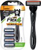 Amazon.com: BIC Flex 4 Sensitive Hybrid Men's 4-Blade Disposable Razor, 1 Handle and 4 Cartridges: Beauty