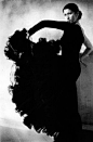 flamenco dress worn by Laura Torricini dancer - Spain: