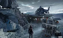 Rise of the Tomb Raider - Production Design Concept Arts, Yohann Schepacz OXAN STUDIO : Here is a collection of 30 concept arts done during the production of Rise of the Tomb Raider done in 2014. I consider them to be more like sketches as they were all d