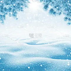 冬天明亮的背景。