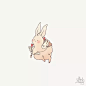 丘比特
泰国人气美女画师Mindmelody 创作的系列动物插画《joojee & friends》中的主人公胖兔子joojee