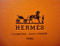 that orange hermes color