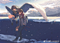 绘画超话   #美图欣赏#  来自画师け--しん 的绘画作品！   twi：keisin ​​​​