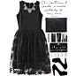 Dress: http://www.romwe.com/Sunflower-Embroidered-Black-Flare-Dress-p-149490-cat-664.html?utm_source=polyvore&utm_medium=set&url_from=scarlett-morwenna

Pumps: http://www.romwe.com/Black-High-Heel-Hidden-Platform-Pumps-p-120472-cat-700.html?utm_so