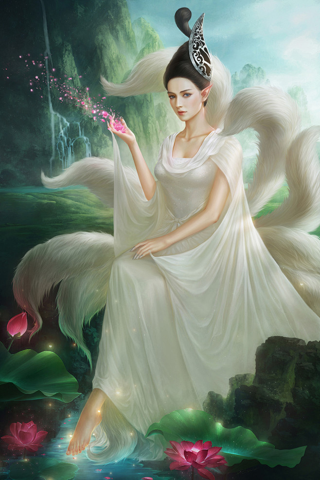 青丘女君·白浅:白浅,三生三世十里桃花女.