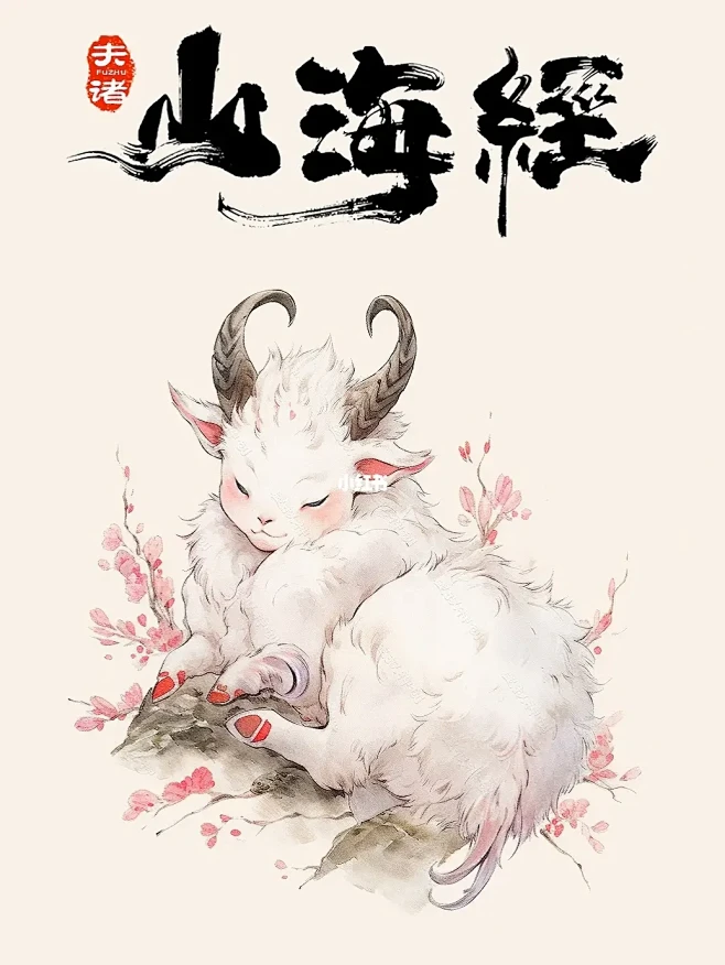 『夫诸』山海经中最温柔的神兽！-花瓣网