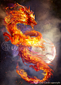 Fire dragon by Vasylina