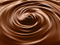 融化的巧克力旋涡