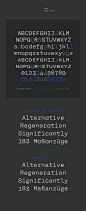 Rational TW / Typefamily : Rational TW is the typewriter addition to the Rational family. It is a monospaced font building on the same principles as its proportional, neogrotesque brother, such as maximum legibility and flexibility while combining swiss a