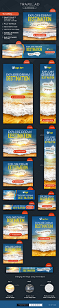 Travel Banners - Banners & Ads Web Elements