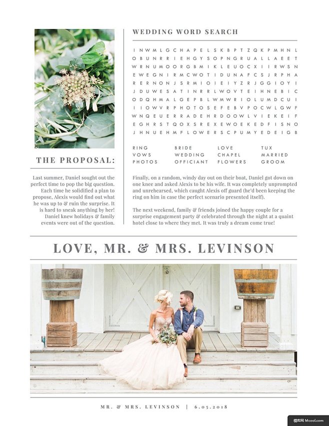 wedding newspaper Te...