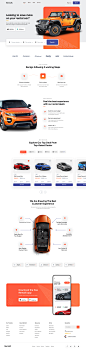 RentalX | Car Rental Website : Hi There,My latest work is a landing page concept for Car Rental Website. This can help you with booking Cars using website or mobile apps. I Hope you guys will like it. Your feedback and appreciation is always welcome _____