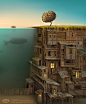 Surreal Worlds Digitally Painted by Gediminas Pranckevicius painting digital 